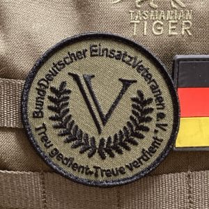 Veteranen-Patch mit Deutschlandflagge