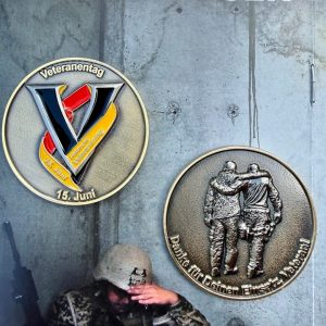 Veteranen-Münzen und Erinnerungsmedaillen