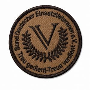 Runder Aufnäher des Bund Deutscher EinsatzVeteranen